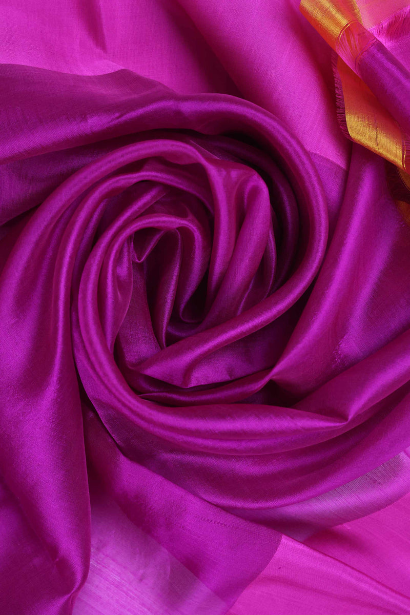 Pink Jamuni Chanderi Handloom Silk saree