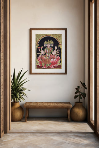 Devi Mahlakshmi Tanjore Painting