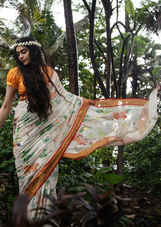 Adah’s Enchanted Forest Uppada Saree (Made to Order)