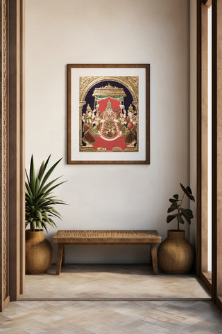 Mahalakshmi Tanjore Painting