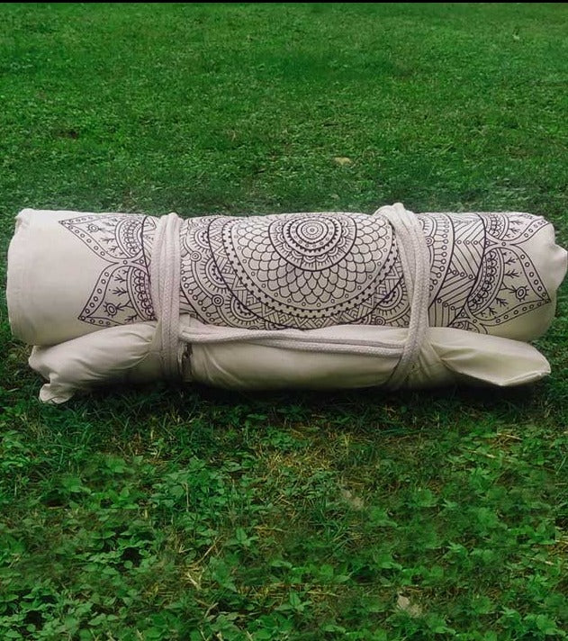 Dharba Grass Meditation Mat with Cushion – madhurya.com