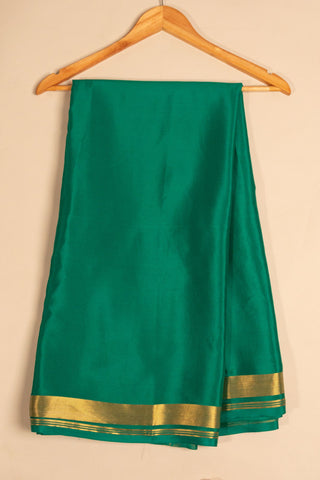 Luxurious Green Mysore Silk Saree - Unmatched Quality