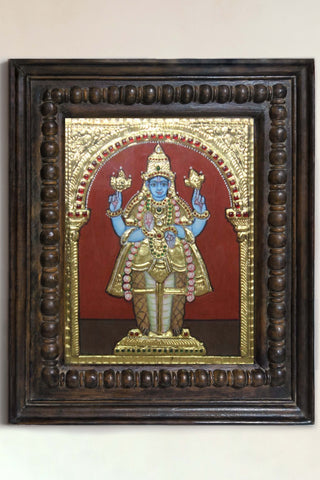 Vishnu Matsya Avatar Tanjore Painting