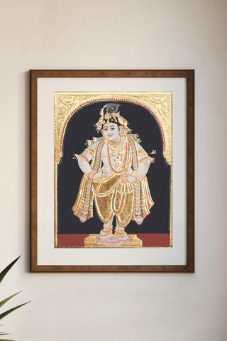 Venu Gopala Tanjore Painting