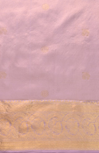 Mauve Kanchipuram Pure Silk Saree