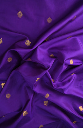 Royal Purple Kanchipuram Pure Silk Saree