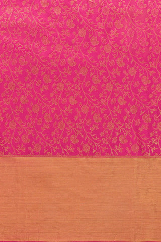 Rani Pink Kanchipuram Pure Silk Saree