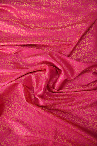 Rani Pink Kanchipuram Pure Silk Saree