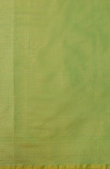 Lumnious Green Banarasi Blended Saree