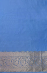 Powder Blue Kanchipuram Silk Saree (Made to Order)