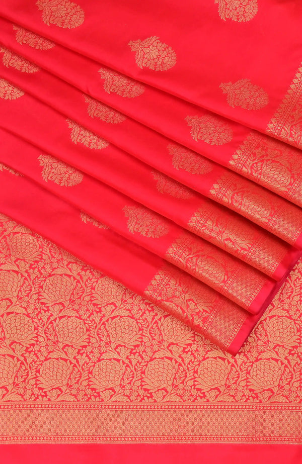 Pink Banarasi Blended Saree