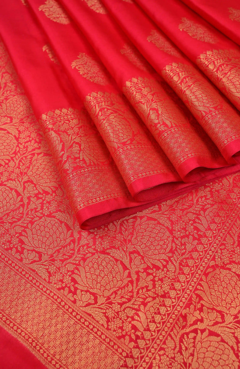 Pink Banarasi Blended Saree