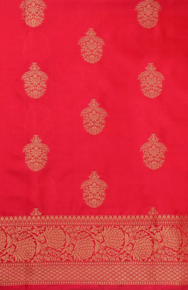 Pink Banarasi Blended Saree