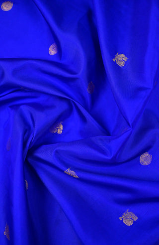 Blue Kanchipuram Silk Saree (Made to order)