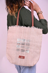 Jute Illusion Handbag