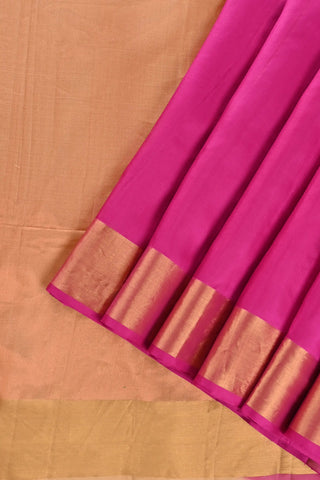 Pink Kanchipuram Pure Silk Saree