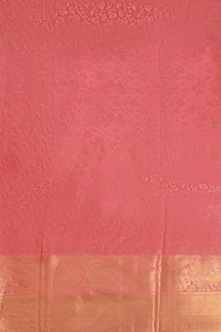 Pink Kanchipuram Pure Silk Saree