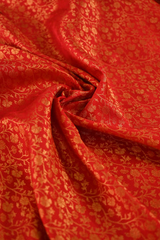 Red & Gold Kanchipuram Pure Silk Saree