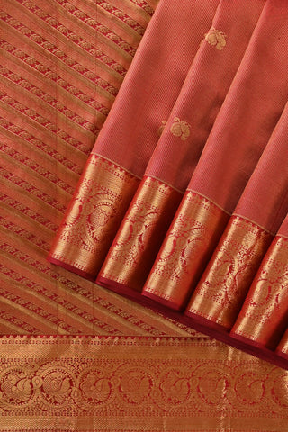 Maroon Kanchipuram Pure Silk Saree