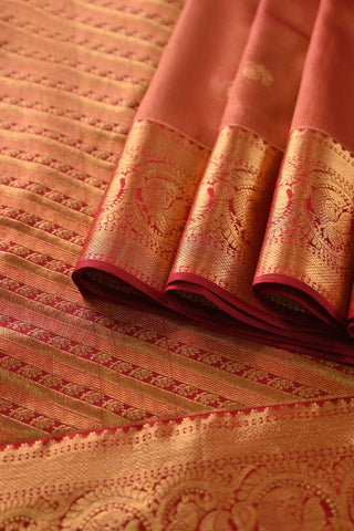 Maroon Kanchipuram Pure Silk Saree