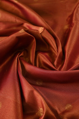 Maroon Kanchipuram Pure Silk Saree