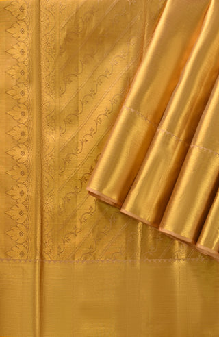 Gold Tissue Kanchipuram Pure Silk Saree