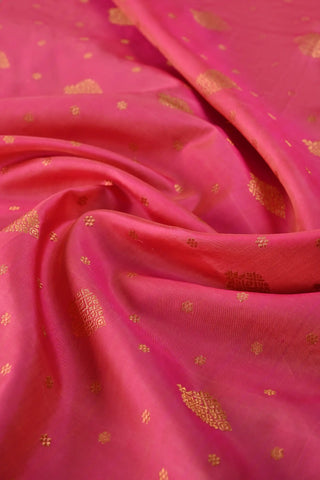 Blush Pink Kanchipuram pure silk saree