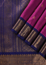 Pink Kanchipuram Pure Silk Saree