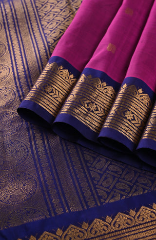 Pink Kanchipuram Pure Silk Saree