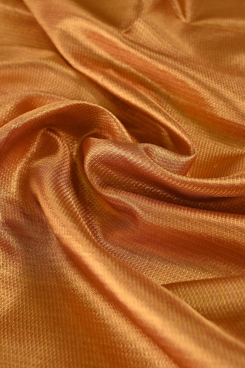 Golden Kanchipuram Tissue Saree