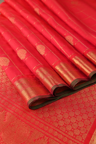 Red Kanchipuram Pure Silk Saree