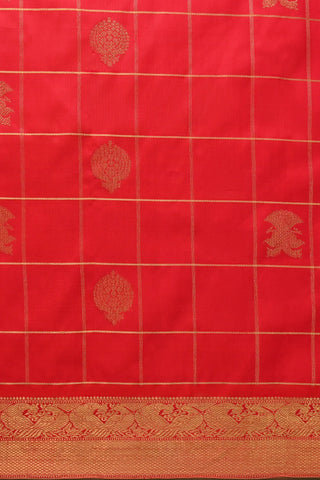 Red Kanchipuram Pure Silk Saree