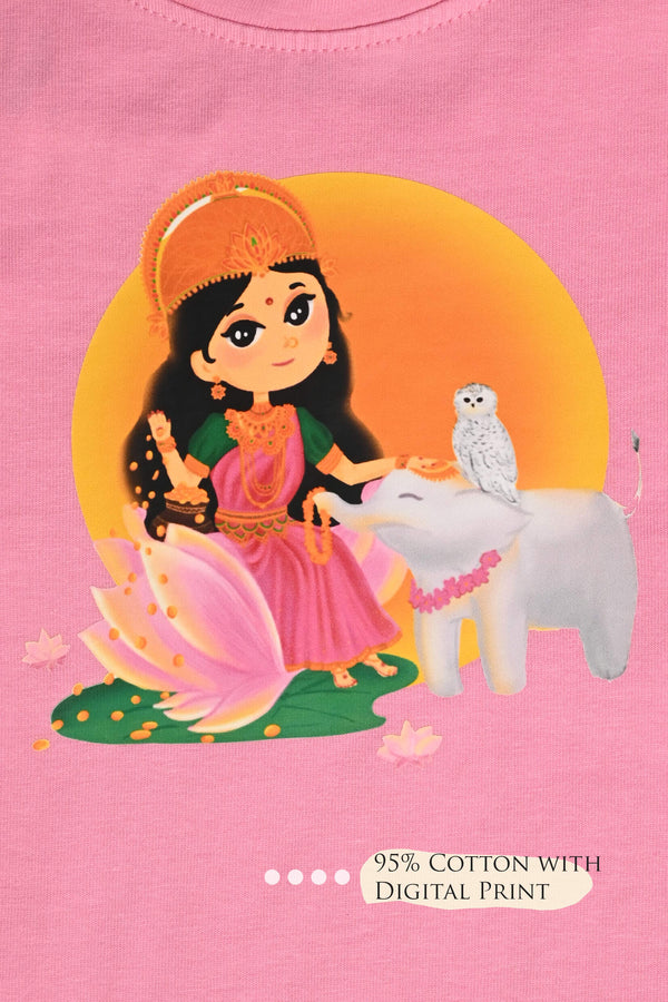 Pink Laxmi Cotton Tee