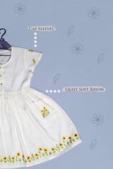 Sunny Blossom White Dress