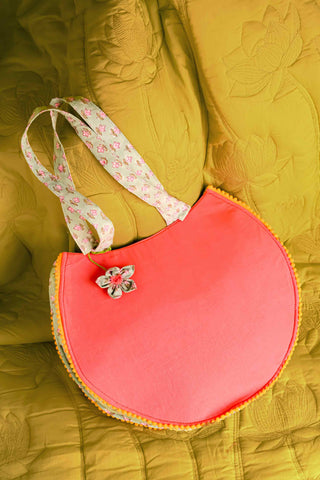 Pink Blossom Cotton bag