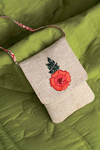 Kashmir Blooms Mobile Cover Pouch