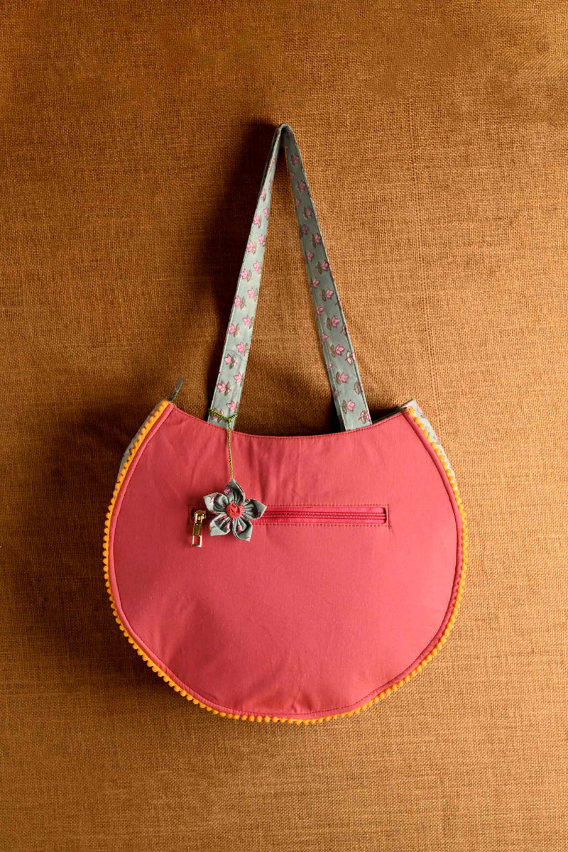 Pink Blossom Cotton bag