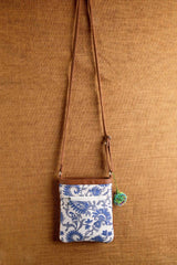 Safed Phulkari Sling Bag