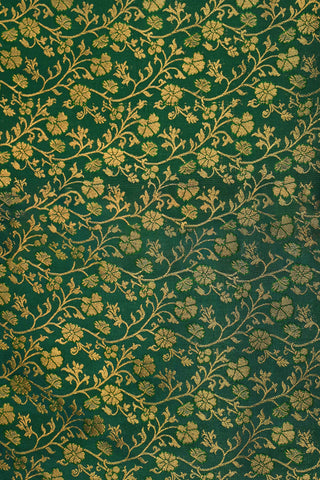 Green and Gold Kanchipuram Handloom Silk Saree