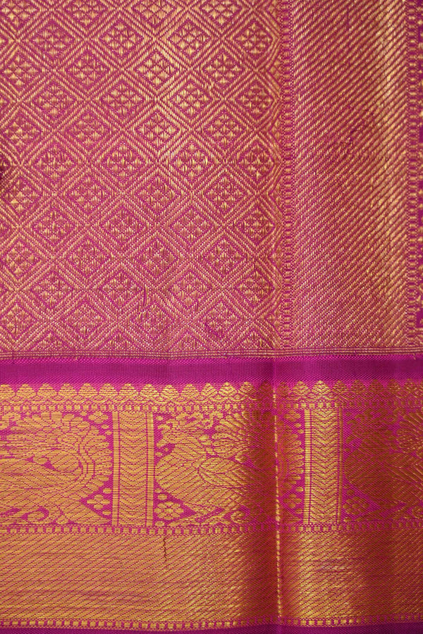 Vibrant Fuchsia Kanchipuram Saree