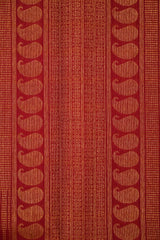 Black and Maroon Kanchipuram Handloom Silk saree