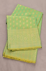 Lumnious Green Banarasi Blended Saree