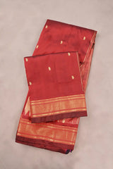 Tisca Chopra's Maroon Paithani Silk Saree