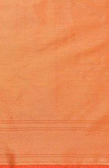 Rust Banarasi Blended Saree