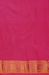 Rani Pink Paithani Pure Silk Saree