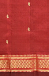 Maroon Paithani Pure Silk Saree