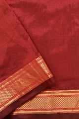 Tisca Chopra's Maroon Paithani Silk Saree