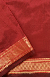 Maroon Paithani Pure Silk Saree