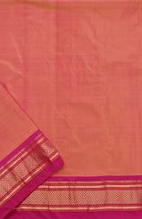 Dual-shaded Pink-Orange Paithani Saree (9 yards)