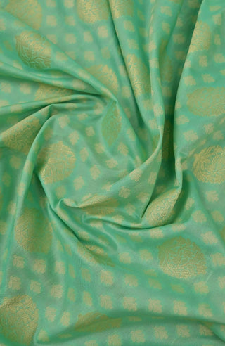 Green Banarasi Blended Saree